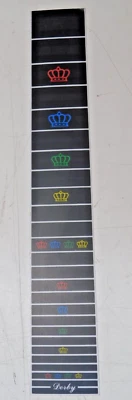 Derby Steel Pedal Lap Steel Guitar 19" Fretboard Printed Vinyl Peel and Stick - Image 1 of 2