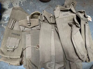 Original British Army WW2 Pattern 37 Pattern Khaki Army Bren Pouch - Photo 1/9