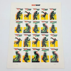 Scott # 5480-5483 Hip Hop Music Graffiti Rap Pane of 20 Forever Stamps 2020 MNH - Picture 1 of 2