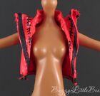 Monster High Doll Purrsephone Werecat Zombie Shake Red Pleather Vest