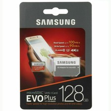 SAMSUNG EVO Plus 128GB microSD SDHC SDXC TF Card with SD Adapter BSG
