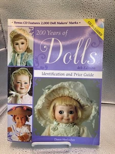 Doll Book 200 Years of Dolls 4th Edition Id and Price Guide CD Paperback 2009 - Picture 1 of 6