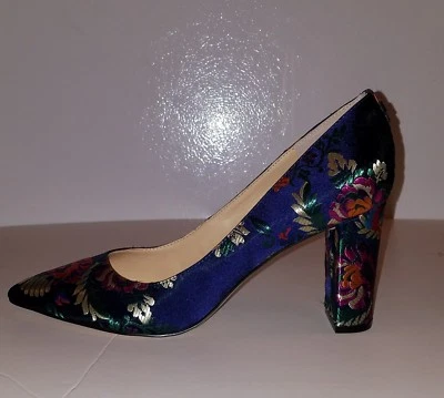 Zapatos de salón Ivanka Trump azul marino Lysa 2 jacquard talla 10 nuevos sin caja Foto 1 de 4