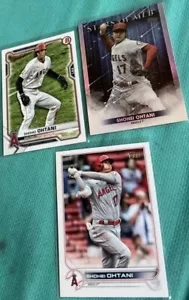 Shohei Ohtani Sports Card Lot Los Angeles Angels Showtime Topps Bowman Dodgers - Picture 1 of 3