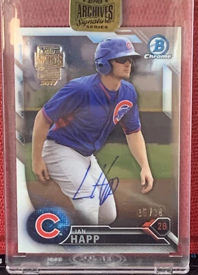 2016 IAN HAPP AUTO RC '17 TOPPS BUYBACK /38 BOWMAN SEALED Chicago Cubs - Image 1 of 2