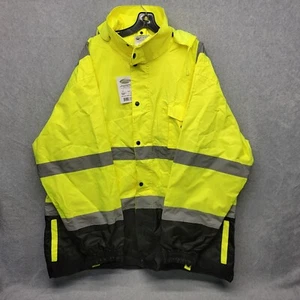 Petra-Roc Men 3XL Hi-Vis Class 3 Safety Jacket WP Hooded Parka *Outer Shell Only - Picture 1 of 15