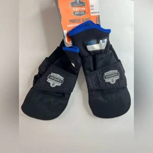 Ergodyne Work Gear ProFlex 816 Thermal Flip-Top Gloves Black Blue Medium 8 NEW - Picture 1 of 7