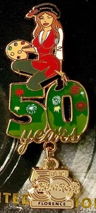 2021 HARD ROCK CAFE FLORENCE 50TH ANNIVERSARY SEXY 50 YEARS GIRL SERIES LE PIN - Bild 1 von 1