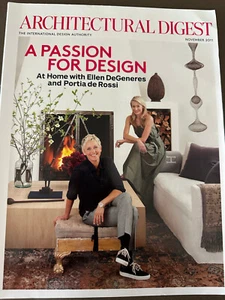 Architectural Digest November 2011 Ellen de Generes Muriel Brandelini - Bild 1 von 2