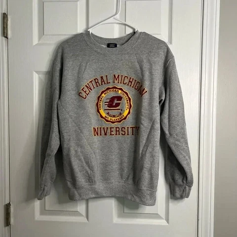 MV Sports Central Michigan University Crewneck CMU Mens Size Small Cover