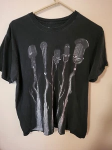 Kickin Back Jack Mens Size L T Shirt S Sleeve Black Michs 27 L 24 Across Front - Picture 1 of 24