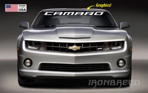 2010-2025 CAMARO Vinyl Decal Windshield Banner Window Sticker LS LT RS SS ZL1-40 - Foto 1 di 1