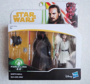 STAR WARS DARTH MAULL QUI-GON JINN LINK 2.0 DISNEY MOVIE Figures/Figure - Picture 1 of 2