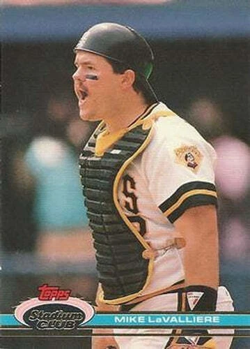#279 Mike LaValliere - Pittsburgh Pirates - 1991 Stadium Club Baseball - Image 1 of 1