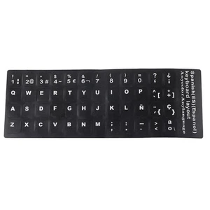 Alphabet Letters Keyboard Stickers Waterproof PVC For Notebook Computer - Photo 1/20