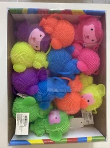 12pcs,Birthday Party Favors Goody Bag Fillers Monkey Flashing Ball Squishy toy. - Picture 1 of 6