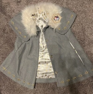 Disney Store Frozen 2 Cape Faux Fur 7/8 - Picture 1 of 2