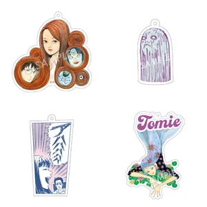 [set of 4] Junji Ito Acrylic Keychain TOMIE UZUMAKI Akiko Hatsu Expo'23 50-100mm - Picture 1 of 9