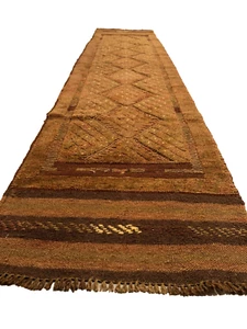 275 x 58 cm | Vintage Handmade Afghan Carpet Runner Mushwani, Oriental Wool Rug - Picture 1 of 19