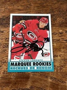 Steven Lorentz IP Signed 2020-21 O-Pee-Chee Retro Marquee Rookies Card Auto - Picture 1 of 2