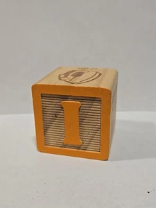 Blocco alfabeto in legno lettera I ricambio artigianato 1,5"  - Foto 1 di 6