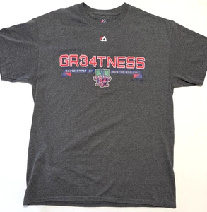 T-shirt gris homme Majestic Boston Red Sox 2015 grand David Ortiz GR34TNESS #34 - Photo 1/8
