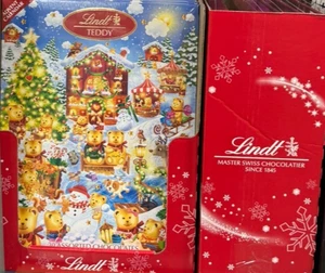 LINDT Holiday Teddy Bear Advent Calendar 30 count Chocolate Candy 6.3 oz 4/2026 - Picture 1 of 9