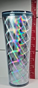 2024 STARBUCKS Metallic Blue Iridescent 24oz Venti Tumbler Cold Cup  - Picture 1 of 5