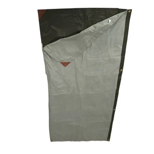 Saco de dormir vintage Abercrombie & Fitch cubierta de protección al suelo cremallera metálica - Imagen 1 de 9