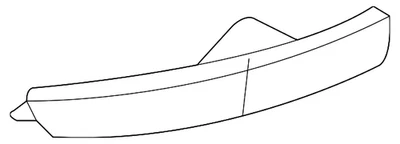 Genuine Ford Side Marker Lamp 7A1Z-15A201-A Foto 1 de 4