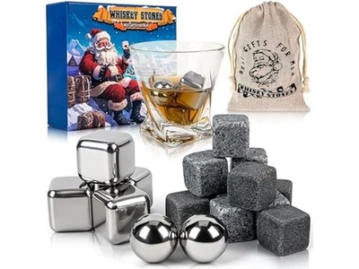 16件装威士忌石礼品套装  — 第 1/4 张图片
