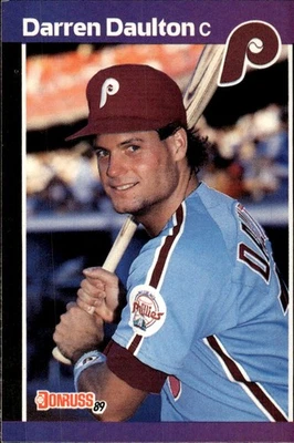 1989 Donruss #549 Darren Daulton [GOATCARDS] - Image 1 of 2