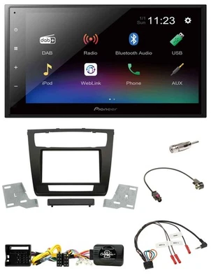 Pioneer USB Bluetooth DAB 2DIN Lenkrad Autoradio für BMW 1er aut. Klima E81/E82/ - Bild 1 von 4