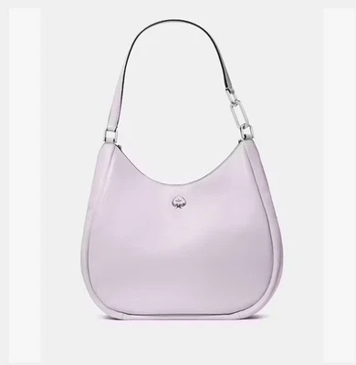 Nuevo con etiquetas Bolso de Hombro Kate Spade Cuero Kayla Grande 3 Compartimentos Lila Congelada Lila Clara Foto 1 de 4