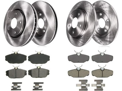 For 1994-2000 Mercury Sable Brake Pad and Rotor Kit Detroit Axle 89214MZNN - Imagem 1 de 2