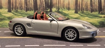 *LEER* 1/18 AUTOart Porsche 986 Boxster S Arctic Silver Metallic Foto 1 de 4