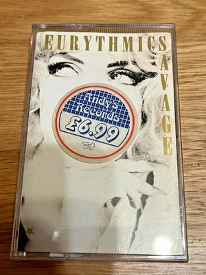 Tape Cassette UK Eurythmics Savage VGC+ TESTED - Bild 1 von 4