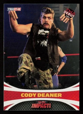 Cody Deaner 2009 TriStar TNA Impact #46 RC Rookie Wrestling - Image 1 of 2