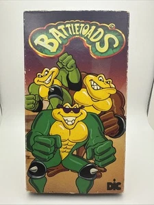 Battletoads (VHS, 1992, DIC) Pilot - Zits/Rash/Pimple w/ Protector MINT! - Imagen 1 de 4