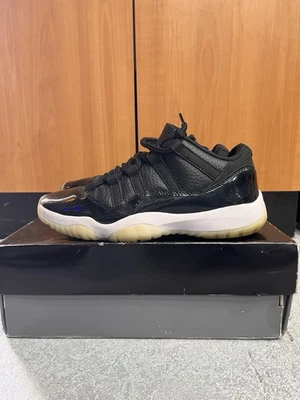 Nike Air Jordan 11 XI Retro Bajo 72-10 Negro AV2187-001 Hombre Zapato Talla 8🔥 Foto 1 de 4