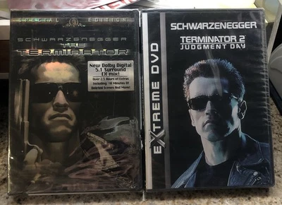 NEW! The Terminator Lot 1 & 2 Judgment Day Extreme Dvd Schwarzenegger Special Ed - Image 1 of 3