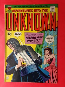 ADVENTURES INTO UNKNOWN #169 Two Vials * Silver Age (VG 4.0) ACG COMICS 1966 - Picture 1 of 3