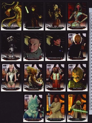 78x 2018 Topps 星球大战银河文件基础卡套装尤达欧比旺·费特·坡 R2 — 第 1/4 张图片
