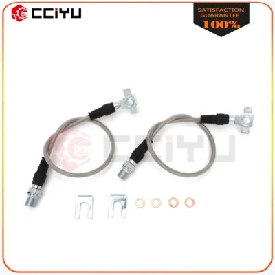 Stainless Long Front Brake Lines For 1971-1977 1978 Chevrolet K20 Suburban - Image 1 of 4