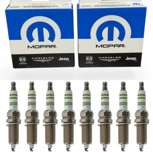 NEW 8 PCS OEM MOPAR SPFR8TE2AA, 4469 Spark Plug For 2009+ 5.7L 6.4L Hemi Dodge - Picture 1 of 4