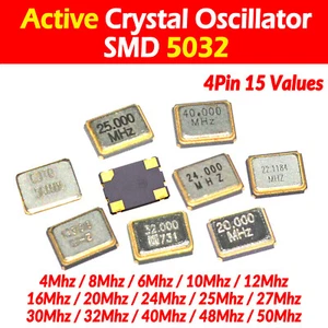 5032 SMD Oscilador de Cristal Activo Resonador de Cerámica 4Mhz a 50Mhz 4Pines - Imagen 1 de 6