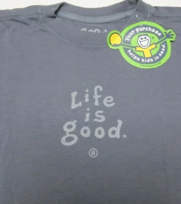   Camiseta LIFE IS GOOD NEW LIG Optimist Azul Camiseta SS NUEVA CON ETIQUETAS Niños Talla S Pequeña 5 6 Foto 1 de 3