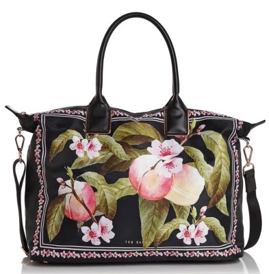 TED BAKER RUBIAA PEACH BLOSSOM  LARGE NYLON TOTE NWT $169 - Image 1 of 4