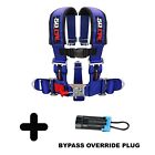 Blue 3in 5 point Harness w/ Bypass Plug For CanAm Command Maverick X3 900 Turbo
