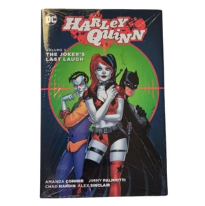 HARLEY QUINN Vol 5 Joker's Last Laugh nuova copertina rigida DJ sigillata 2016 Amanda Conner - Foto 1 di 4